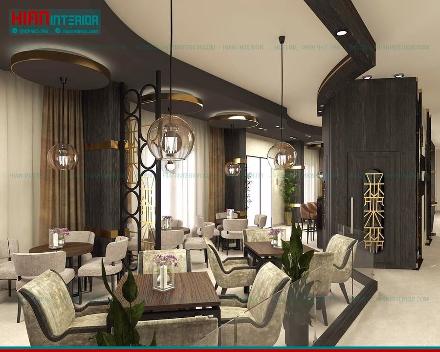 Thi Công Nhà Hàng Nhật Hiện Đại