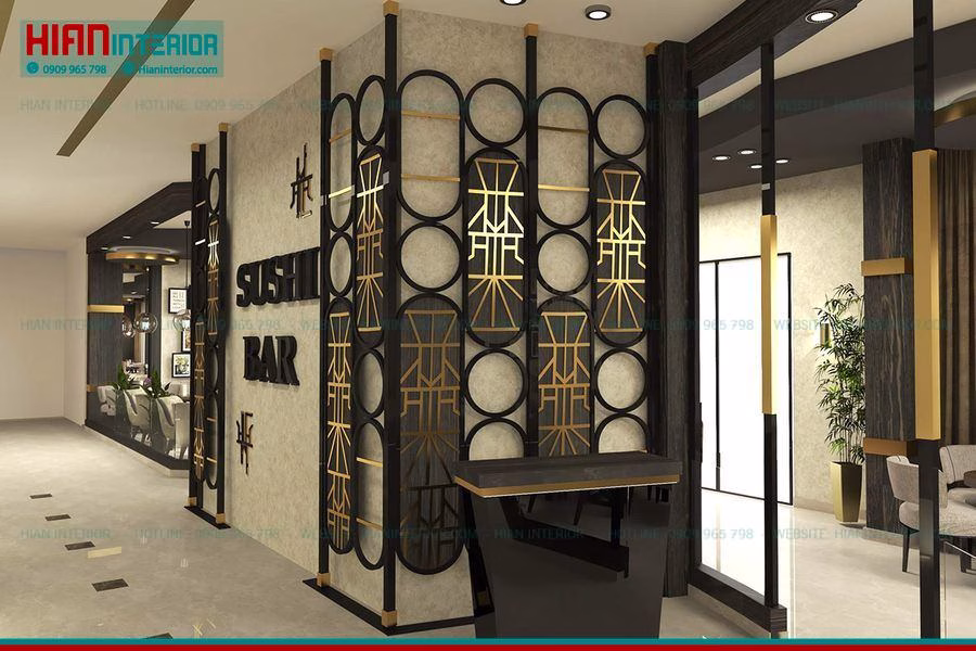 Thi Công Nhà Hàng Nhật Hiện Đại