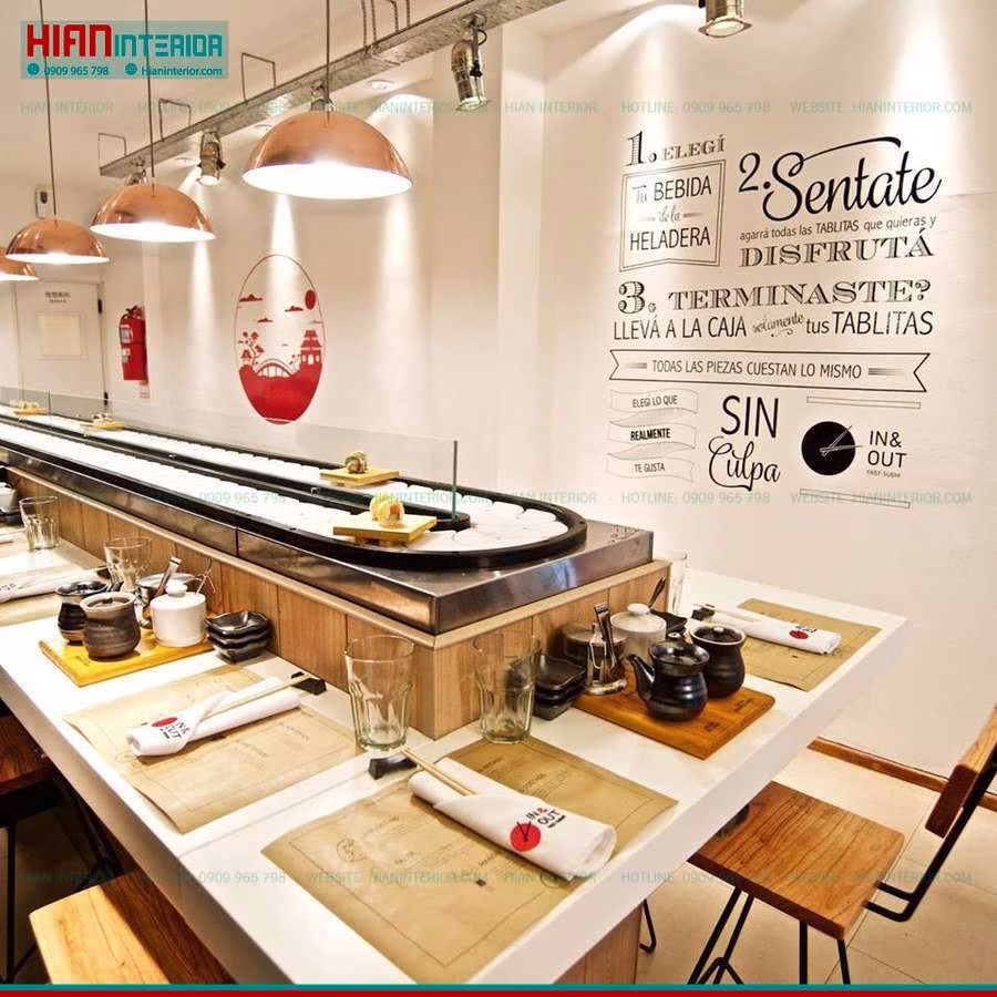 Thi Công Nhà Hàng Nhật Tinh Tế