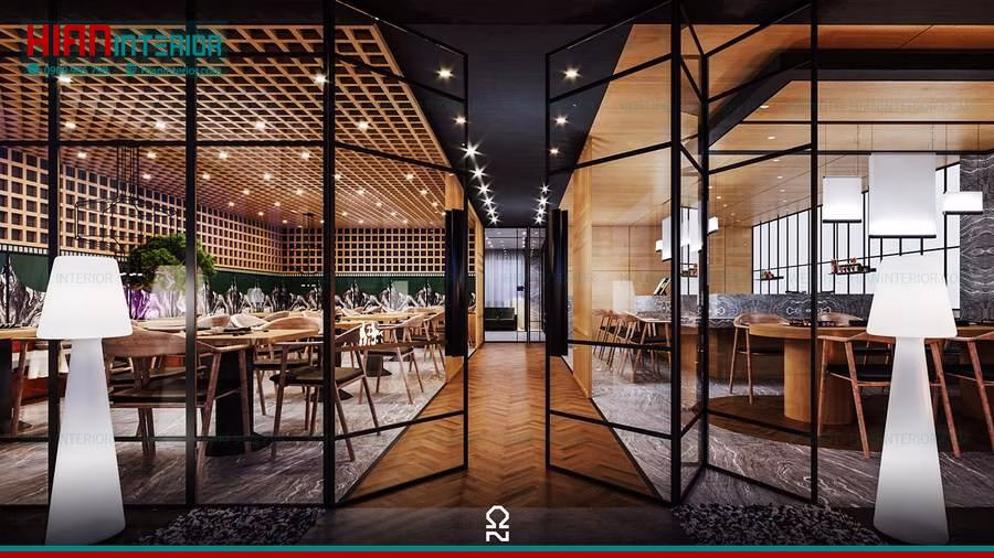 Nhà Hàng Nhật Phong Cách Hiện Đại