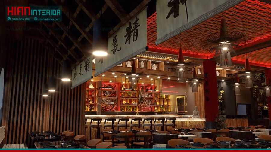 Thiết Kế Nhà Hàng Sushi