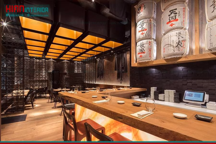 Nhà Hàng Sushi Cao Cấp