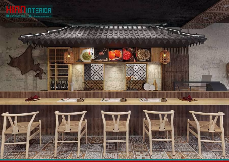 Thiết Kế Nhà Hàng Omakase
