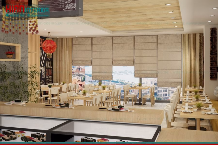 Thi Công Nhà Hàng Omakase Nhật
