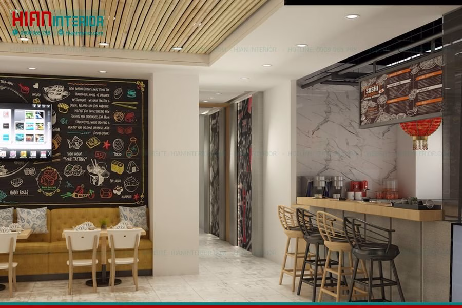 Thi Công Nhà Hàng Omakase Nhật