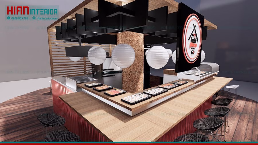 Thiết Kế Nhà Hàng Ramen