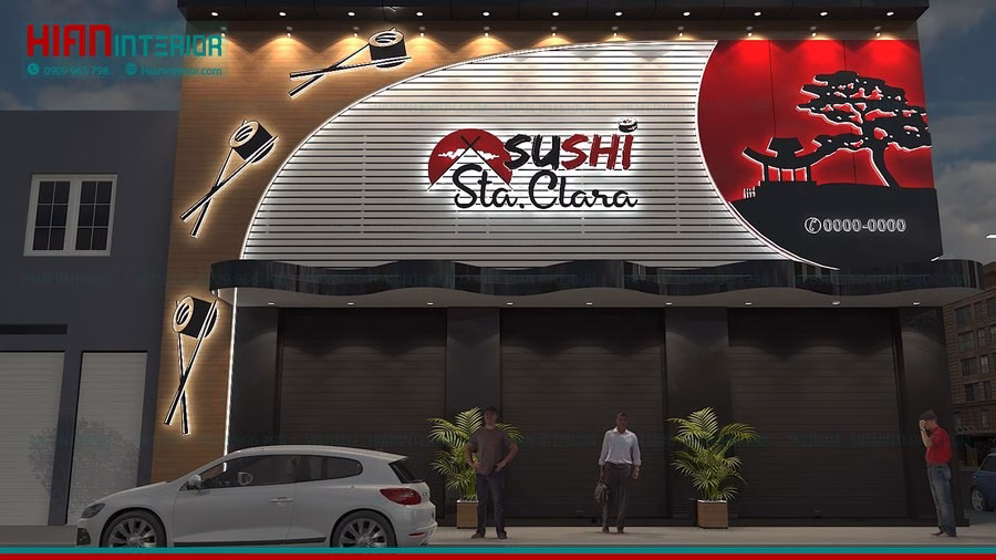Nhà Hàng Sashimi Phong Cách Nhật