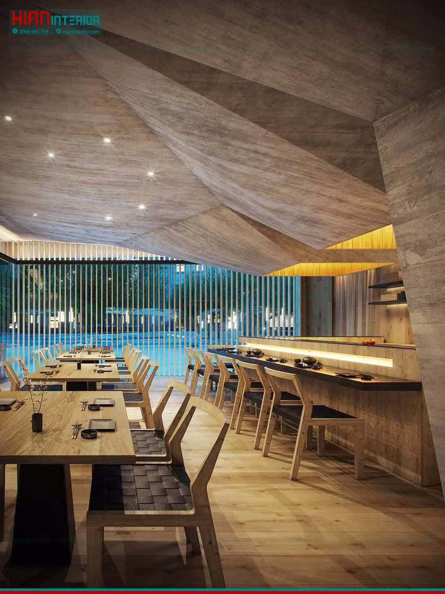 Thiết Kế Nhà Hàng Teppanyaki