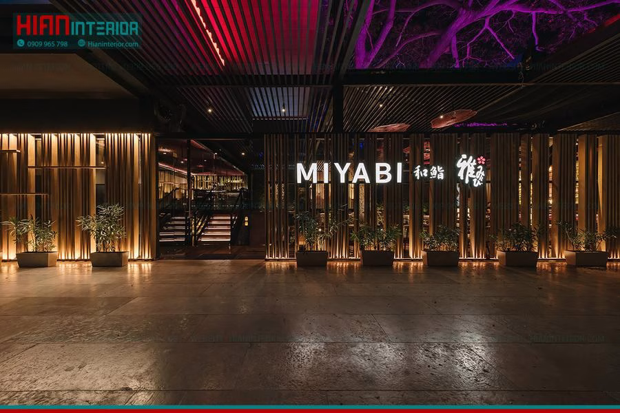Nhà Hàng Nhật Mini Hiện Đại