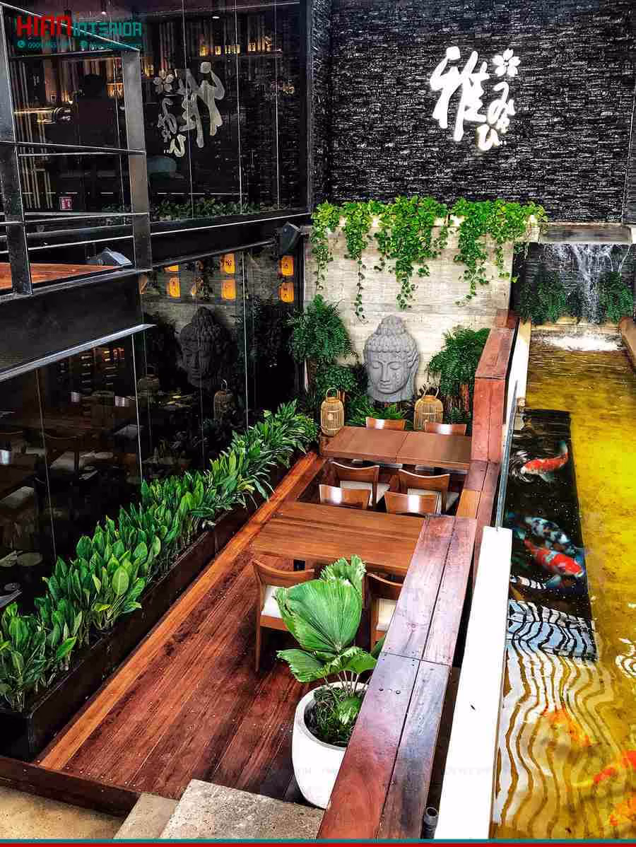 Nhà Hàng Nhật Mini Hiện Đại