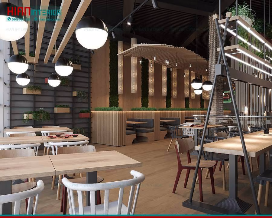 Nội Thất Nhà Hàng Nhật Hiện Đại