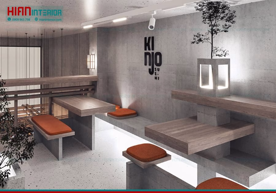 Thiết Kế Mặt Tiền Nhà Hàng Nhật