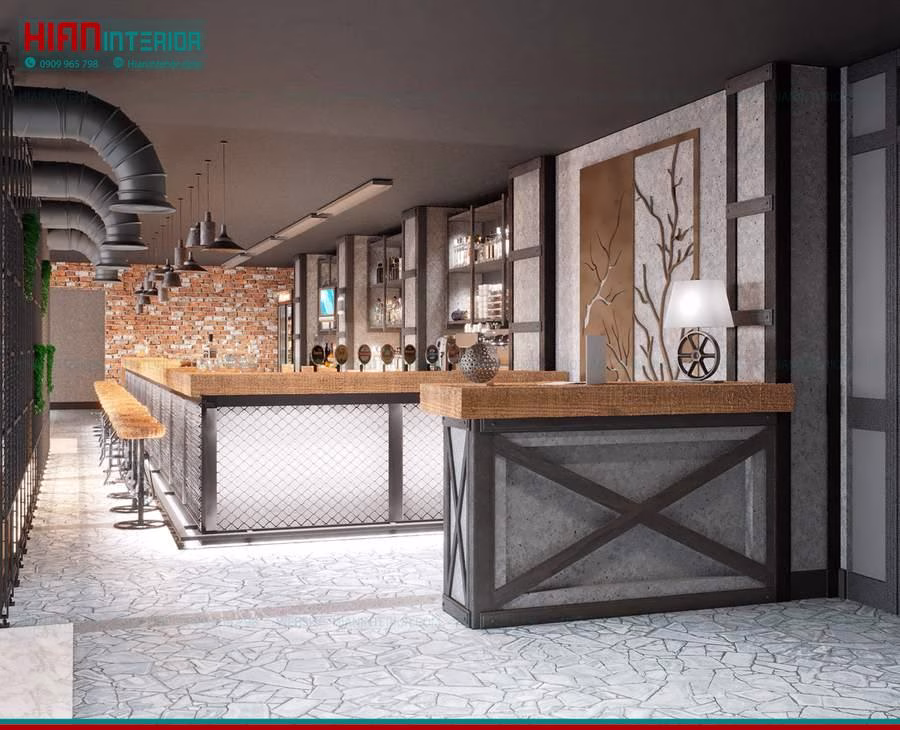 Thiết Kế Thi Công Nhà Hàng Rượu Vang