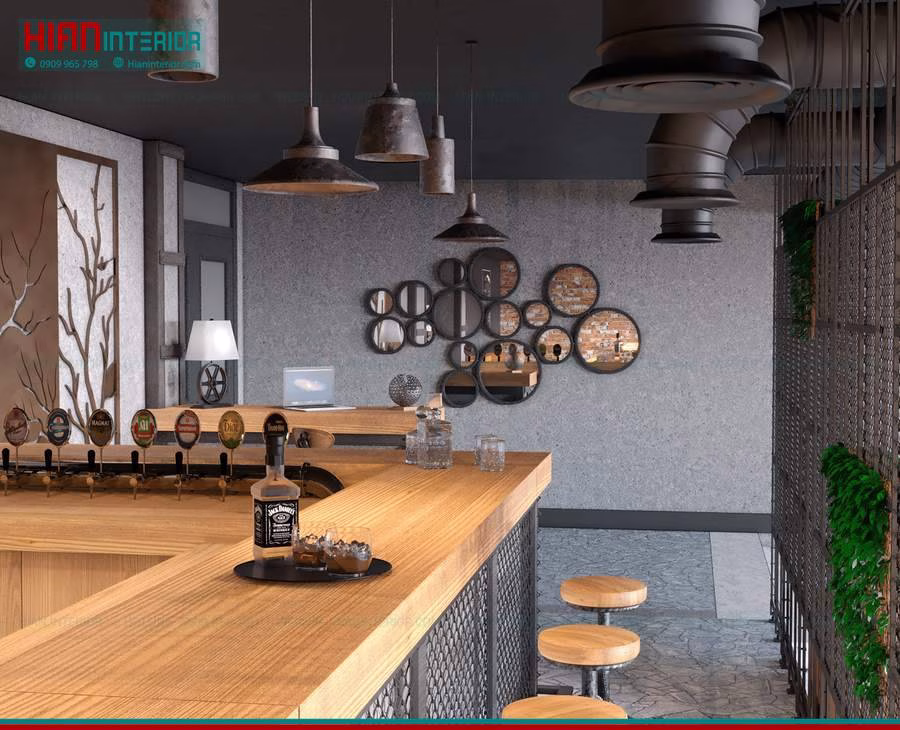 Thiết Kế Thi Công Nhà Hàng Rượu Vang