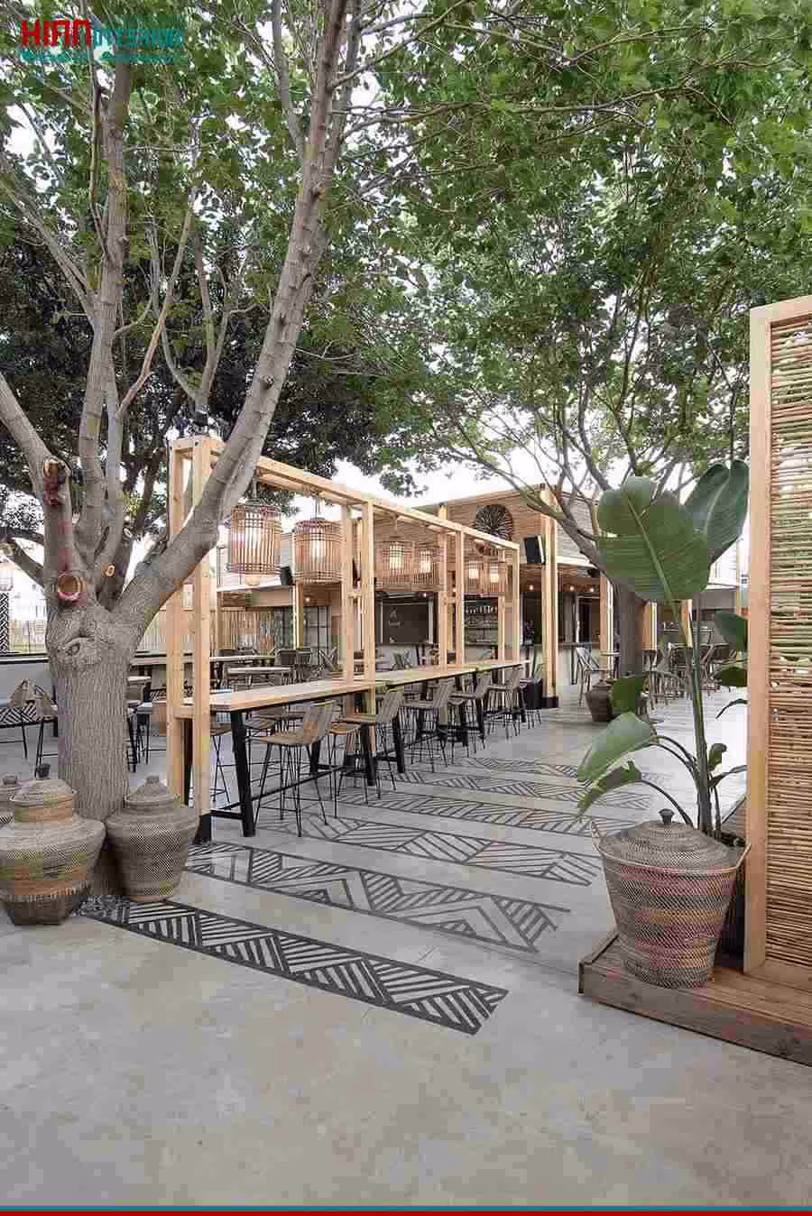 Thi Công Nhà Hàng Sân Vườn Cao Cấp
