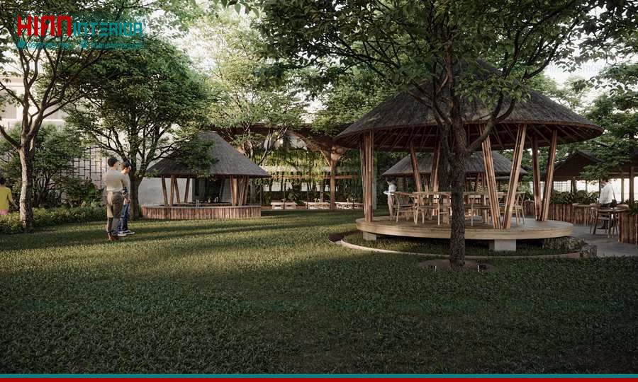 Báo Giá Nhà Hàng Sân Vườn Hiện Đại
