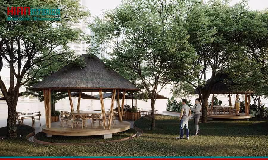 Báo Giá Nhà Hàng Sân Vườn Hiện Đại