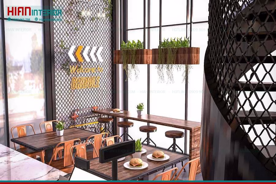 Nhà Hàng Thức Ăn Nhanh Tiện Nghi