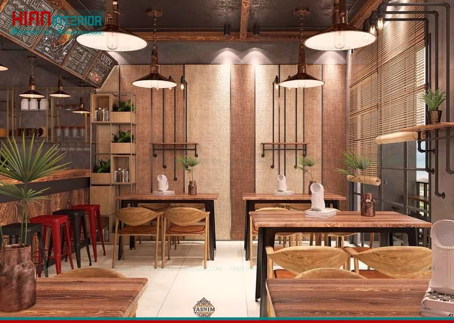 Thiết Kế Nhà Hàng Thức Ăn Nhanh Tiện Nghi