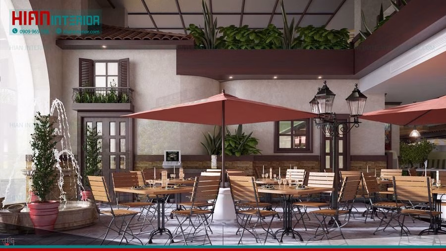 Thiết Kế Nhà Hàng Thức Ăn Nhanh Độc Đáo