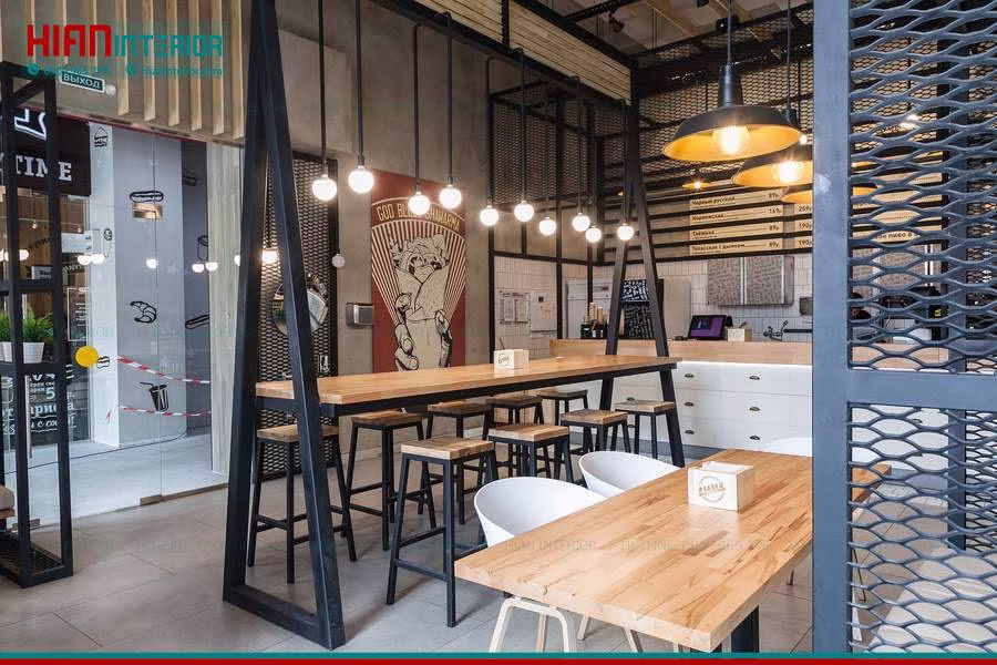 Báo Giá Nhà Hàng Thức Ăn Nhanh Ấn Tượng