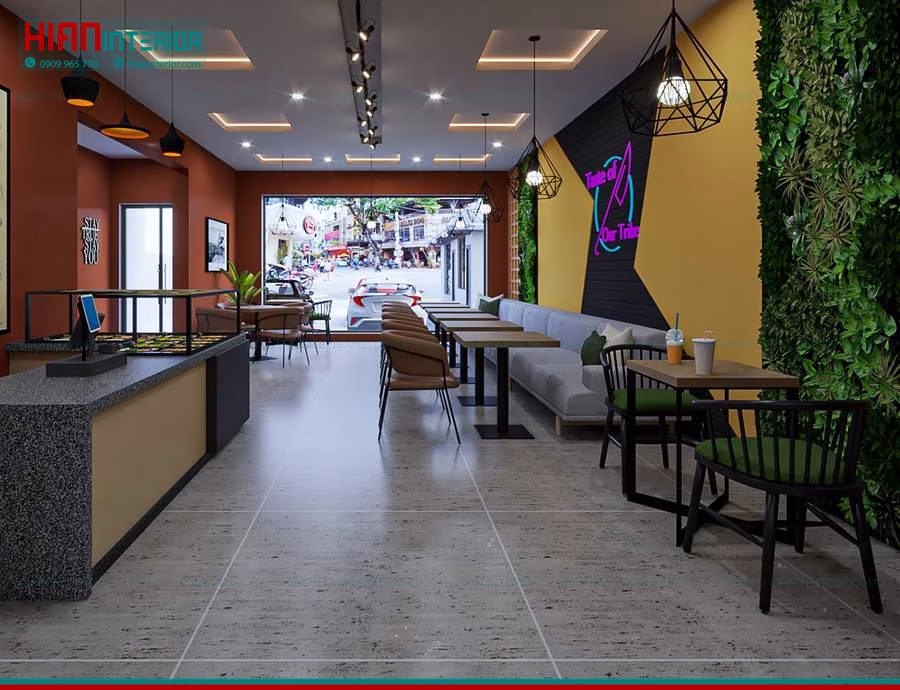 Nhà Hàng Fast Food Hiện Đại