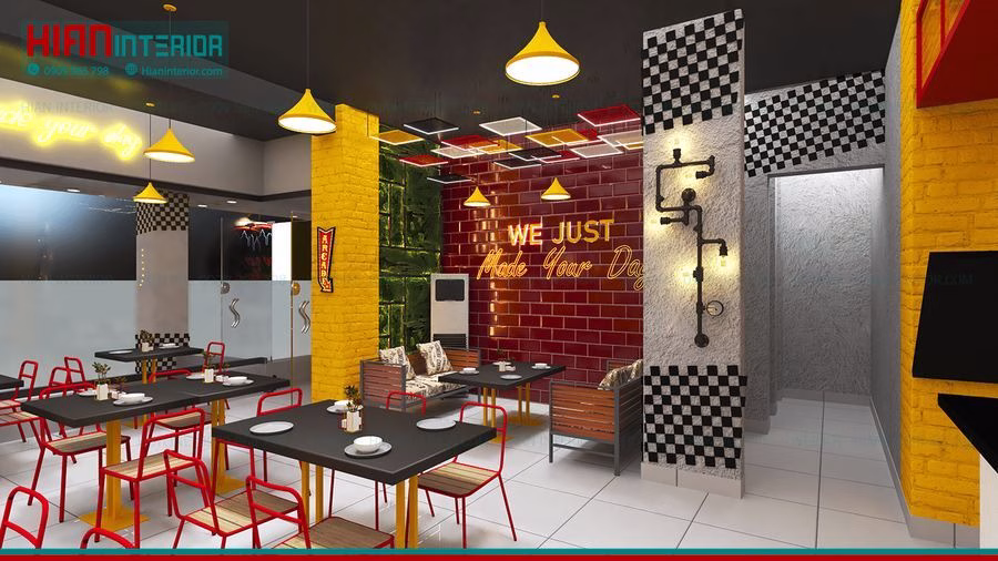 Thi Công Quán Fast Food
