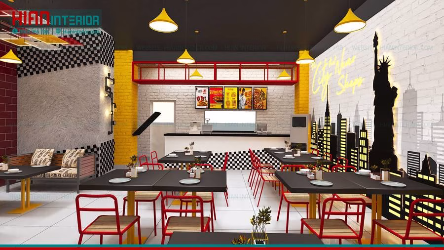 Thi Công Quán Fast Food