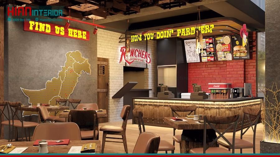 Mẫu Quán Fast Food Đẹp