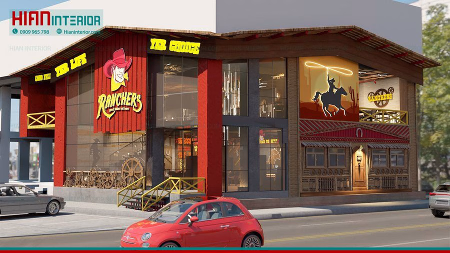 Mẫu Quán Fast Food Đẹp