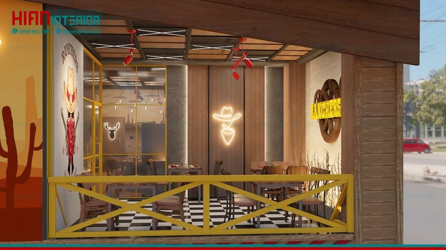 Mẫu Quán Fast Food Đẹp