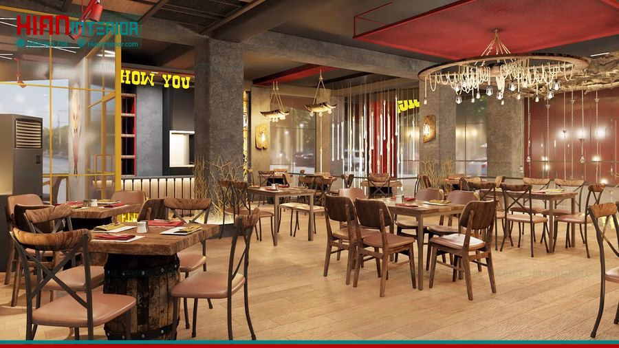 Mẫu Quán Fast Food Đẹp