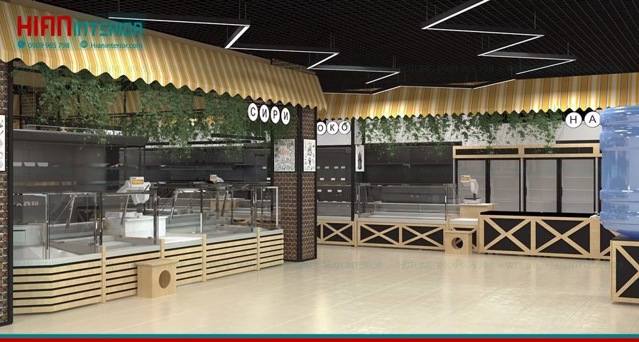 Nội Thất Nhà Hàng Thức Ăn Nhanh