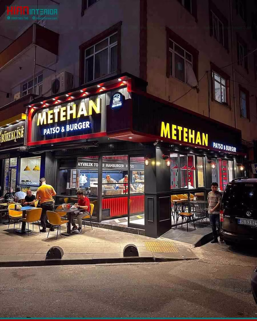 Thiết Kế Nội Thất Nhà Hàng Fast Food