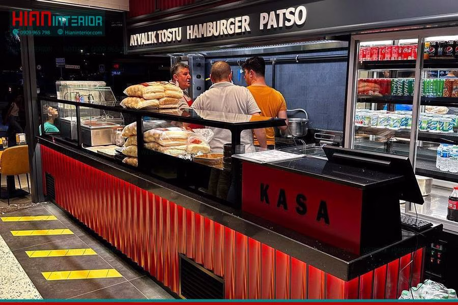 Thiết Kế Nội Thất Nhà Hàng Fast Food