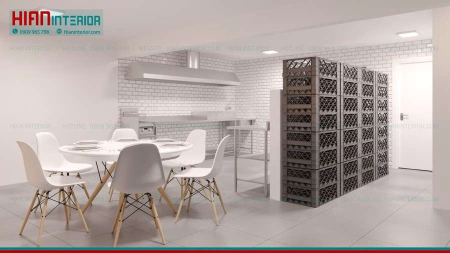 Thiết Kế Nội Thất Quán Thức Ăn Nhanh