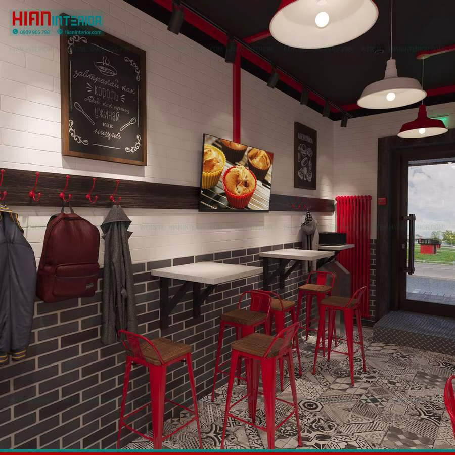 Mẫu Quầy Order Thức Ăn Nhanh