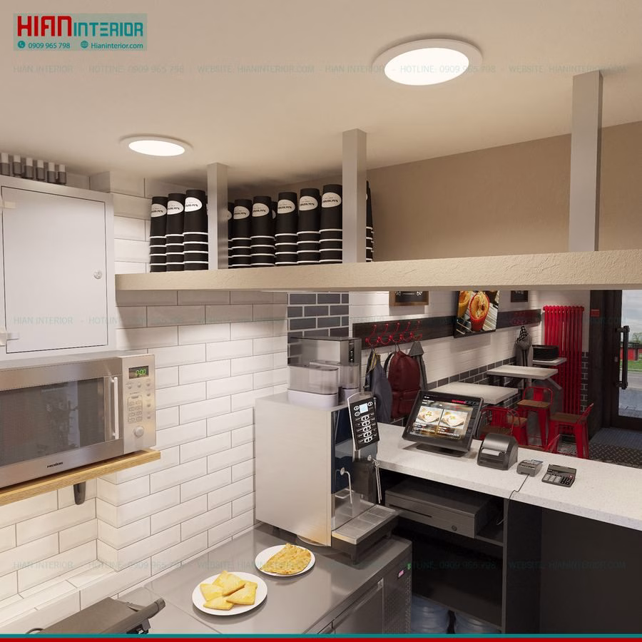 Mẫu Quầy Order Thức Ăn Nhanh