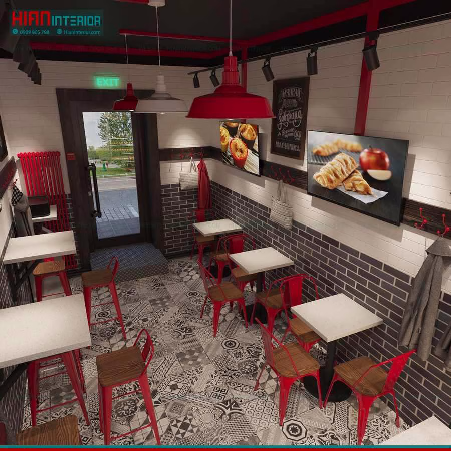 Mẫu Quầy Order Thức Ăn Nhanh