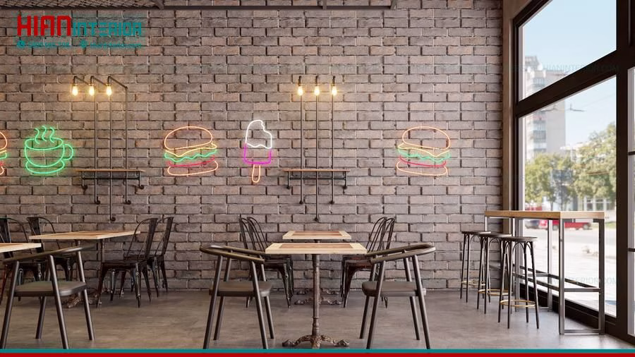 Khu Bếp Fast Food Hiện Đại