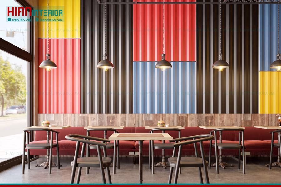 Khu Bếp Fast Food Hiện Đại