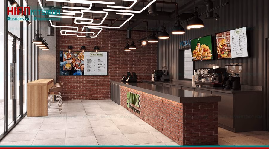 Thi Công Bếp Nhà Hàng Fast Food