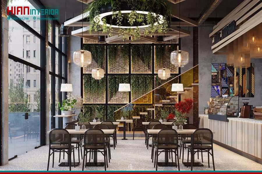 Thiết Kế Mặt Tiền Nhà Hàng Thức Ăn Nhanh