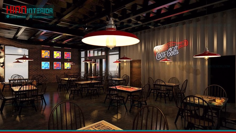Mẫu Mặt Tiền Nhà Hàng Fast Food