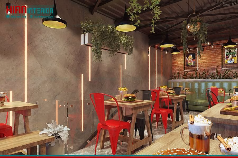 Thiết Kế Nhà Hàng Gà Rán