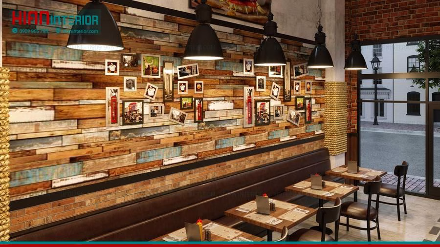 Mẫu Nhà Hàng Burger Đẹp