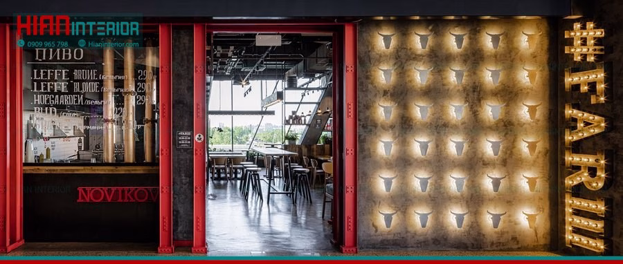 Nhà Hàng Burger Hiện Đại