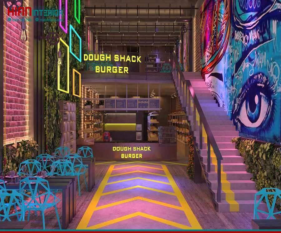 Thiết Kế Quán Burger