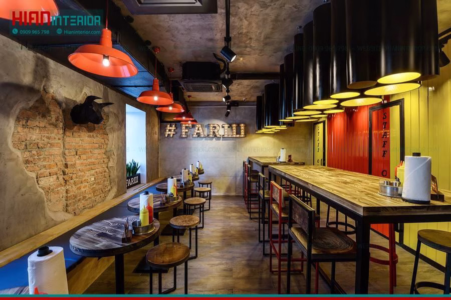 Mẫu Nhà Hàng Pizza Đẹp