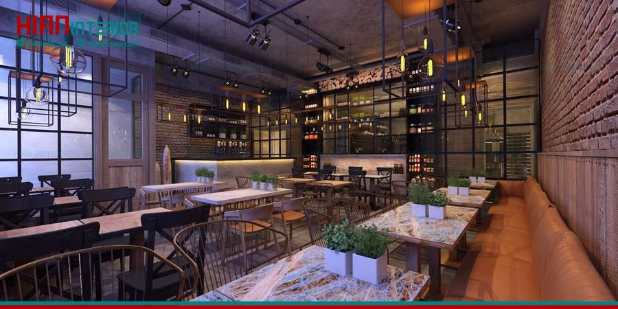 Thiết Kế Nhà Hàng Thức Ăn Nhanh Nhỏ